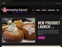 Tablet Screenshot of amazingglazed.com